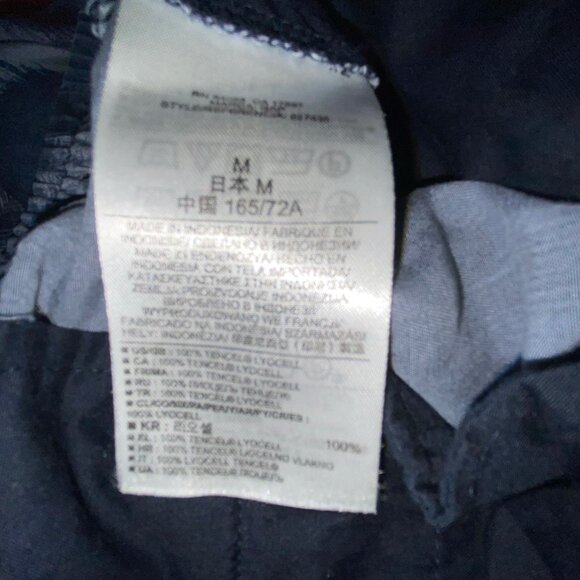 GAP Blue Acid Wash Tie Dye Pants with Elastic / Drawstring Waist, Medium NWOT - Picture 13 of 16